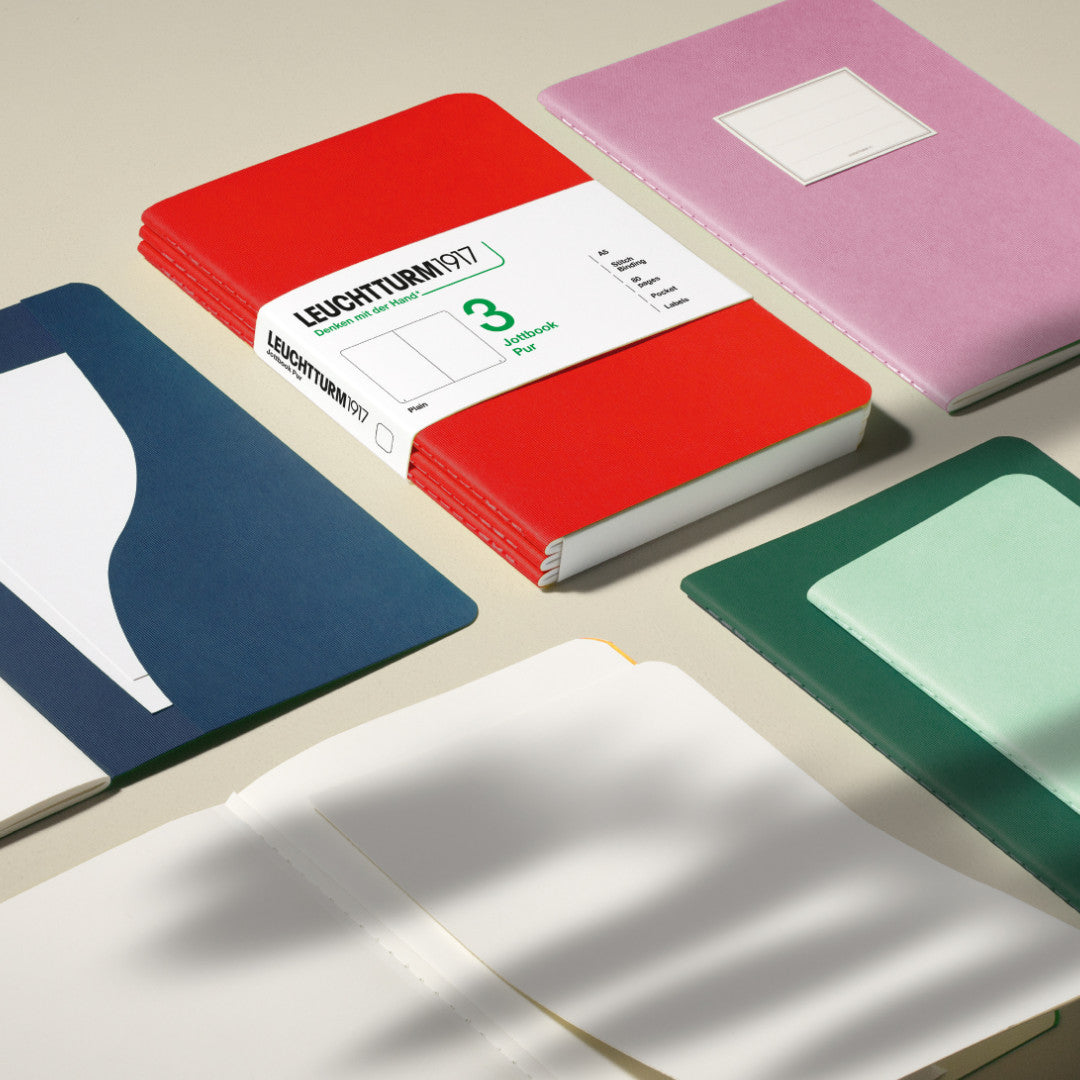Carnet LEUCHTTURM1917 Jottbook Pur - A5 - Softcover - Uni - Cherry