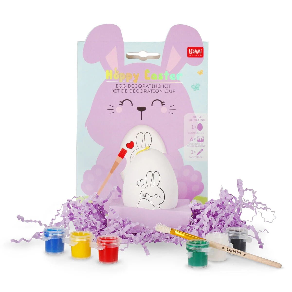 Kit de Décoration LEGAMI Œuf de Pâques - Hoppy Easter -