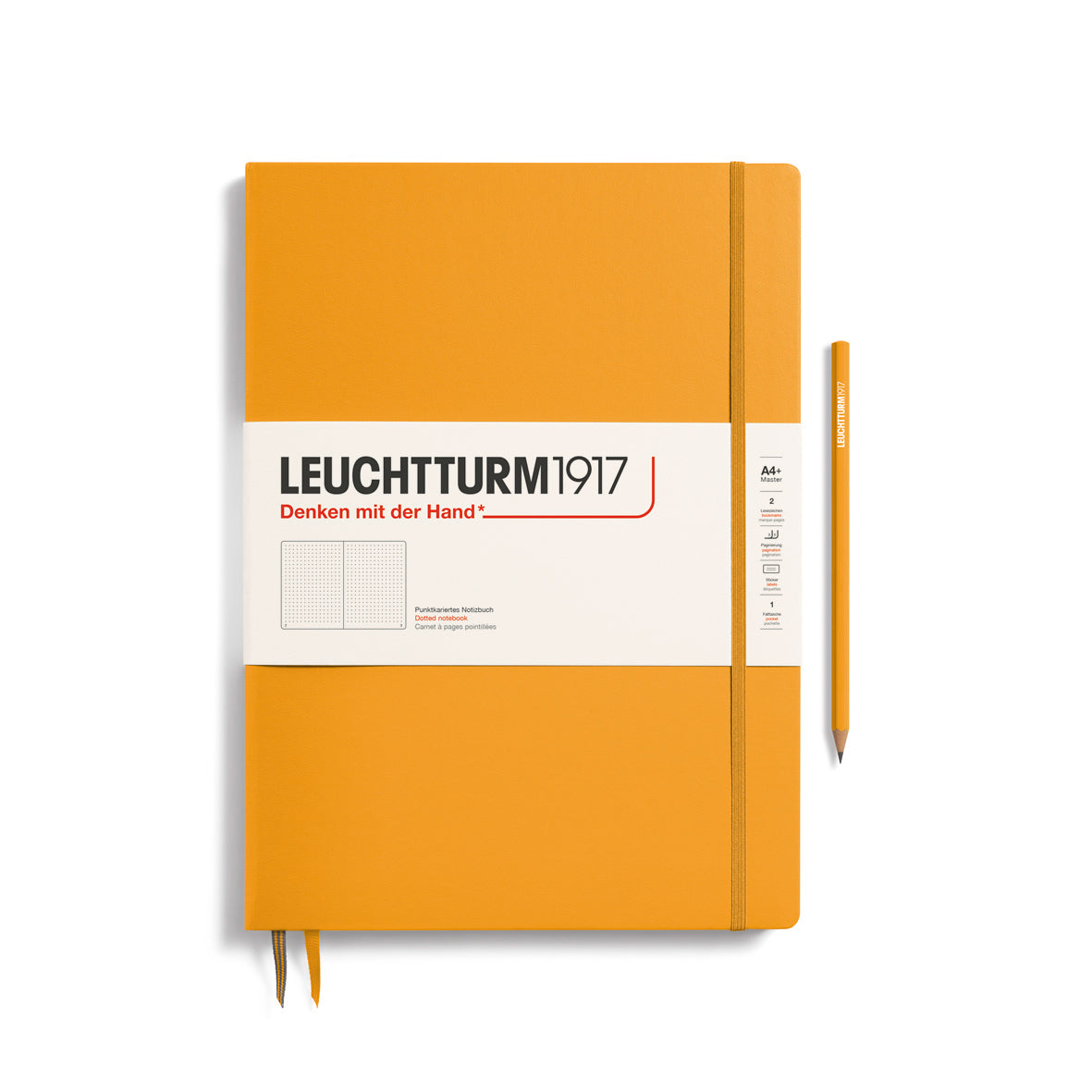 Leuchtturm1917 Carnet Classic Rigide Pointillé A4+ Slim / Pointillé / Rising Sun