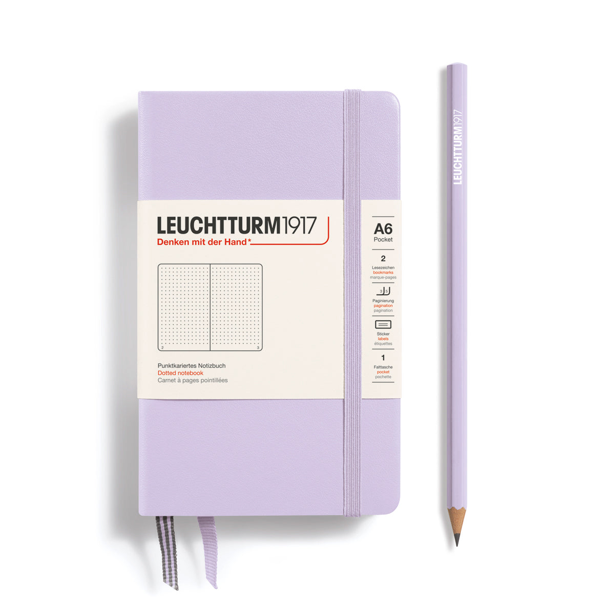 Leuchtturm1917 Carnet Classic Rigide Pointillé A6 / Pointillé / Lilac 4004117632709