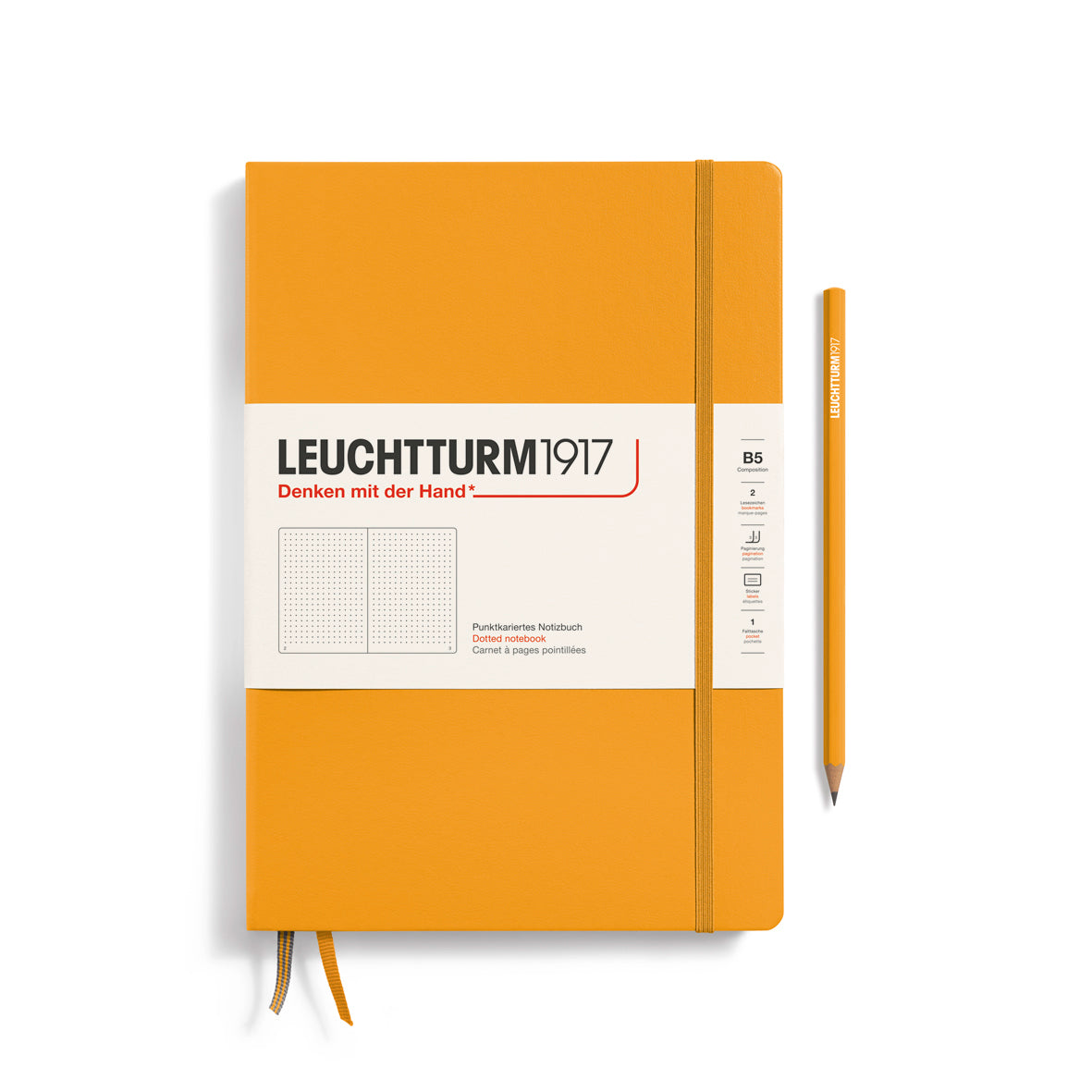Leuchtturm1917 Carnet Classic Rigide Pointillé B5 / Pointillé / Rising Sun