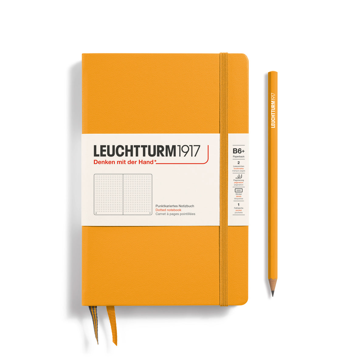 Leuchtturm1917 Carnet Classic Rigide Pointillé B6+ / Pointillé / Rising Sun