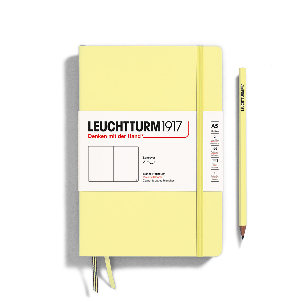 Leuchtturm1917 Carnet Classic Souple Blanc A5 / Blanc / Vanilla 4004117609480