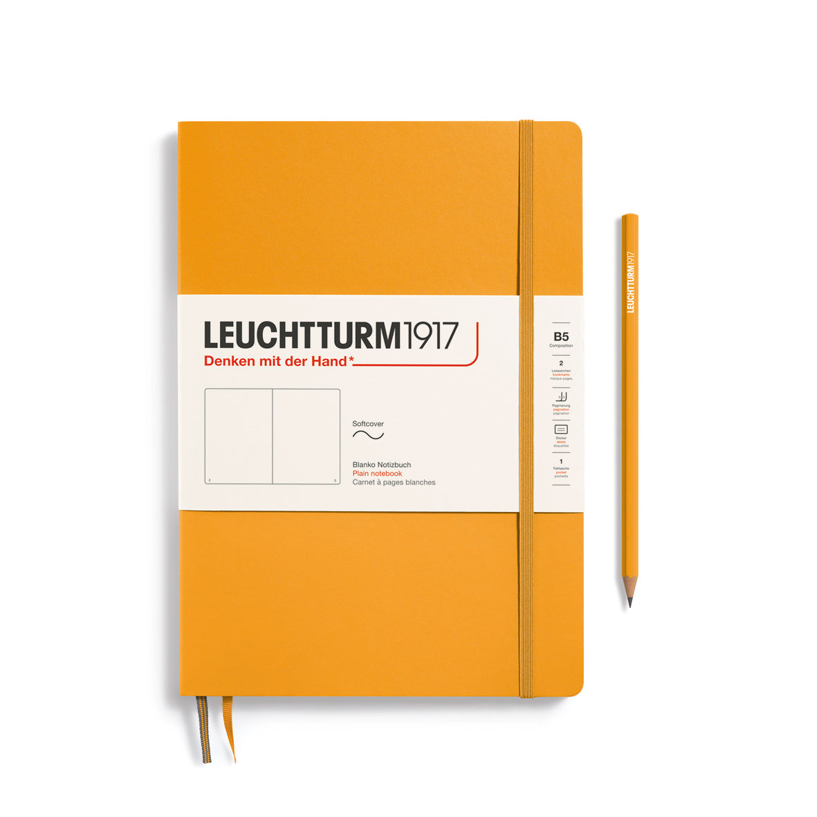 Leuchtturm1917 Carnet Classic Souple Blanc B5 / Blanc / Rising Sun 4004117610752