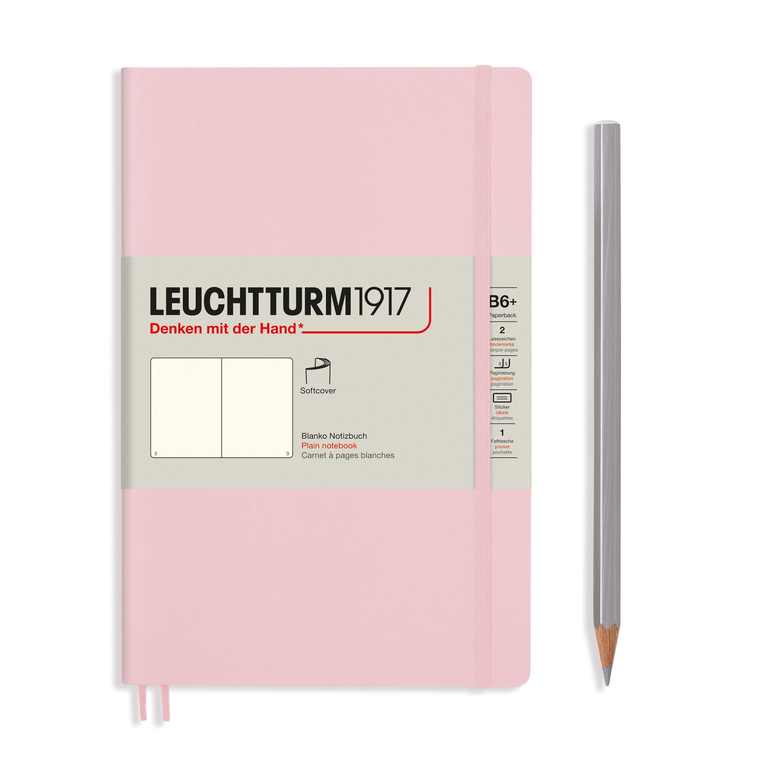 Leuchtturm1917 Carnet Classic Souple Blanc B6+ / Blanc / Powder 4004117593345