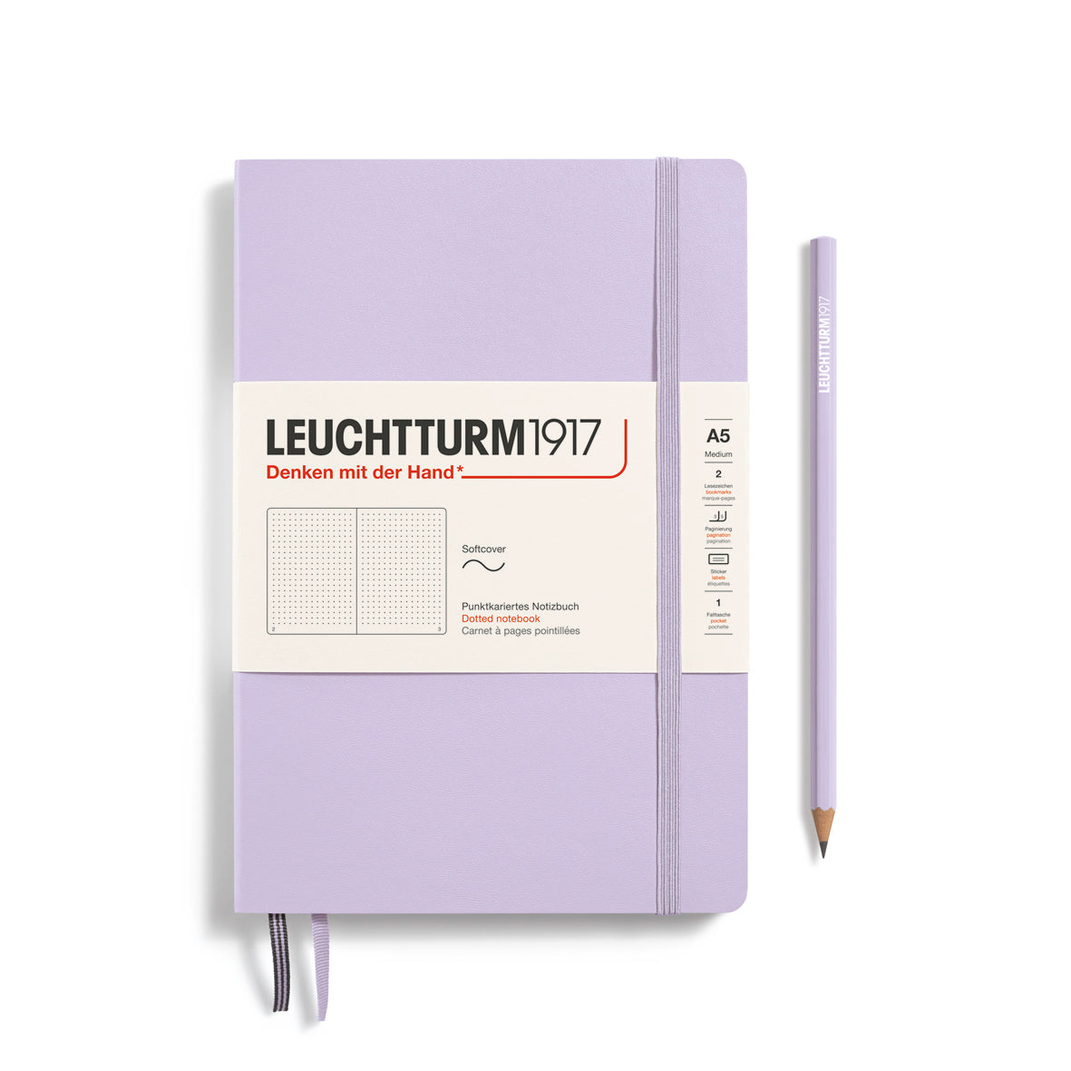Leuchtturm1917 Carnet Classic Souple Pointillé A5 / Pointillé / Lilac 4004117609466