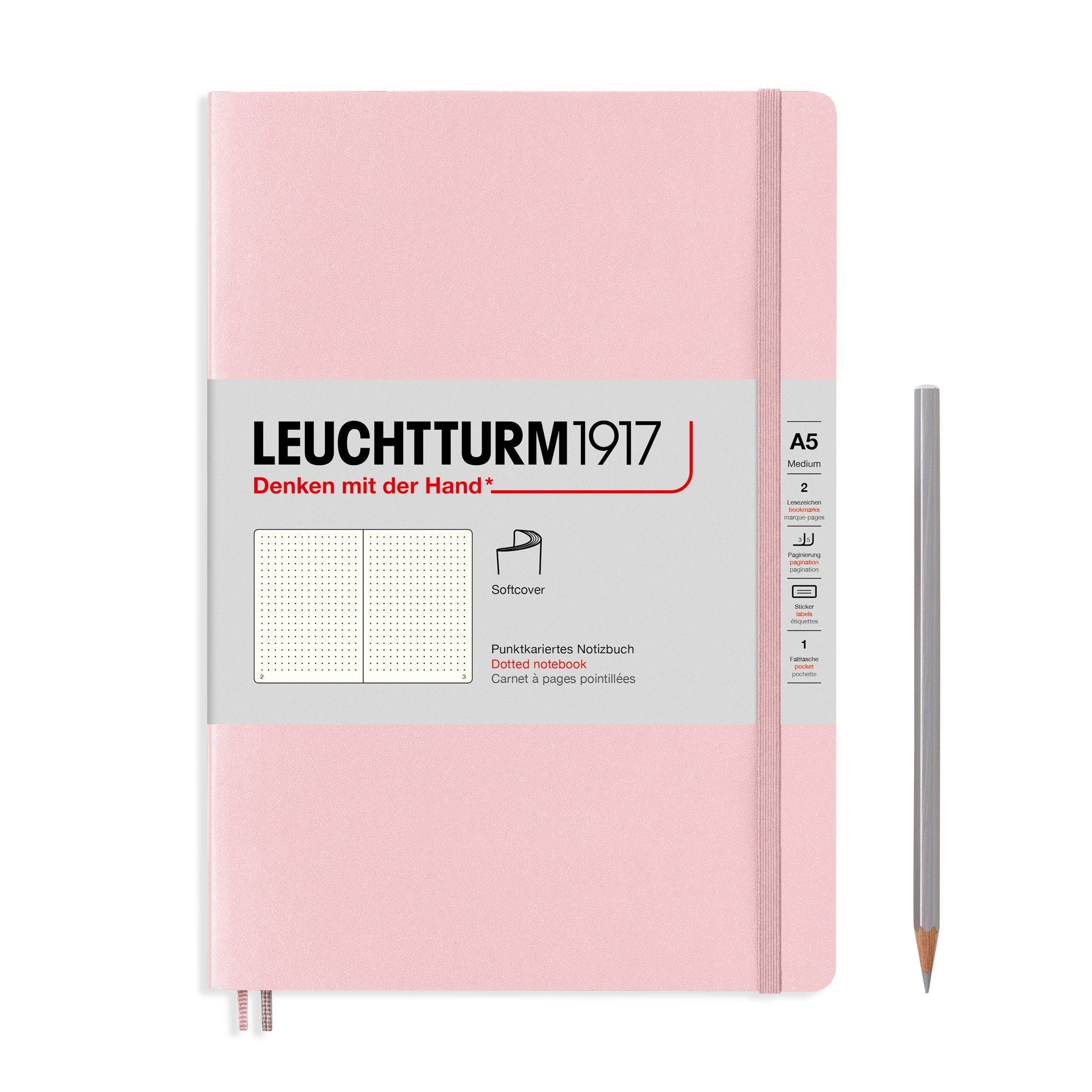 Leuchtturm1917 Carnet Classic Souple Pointillé A5 / Pointillé / Powder