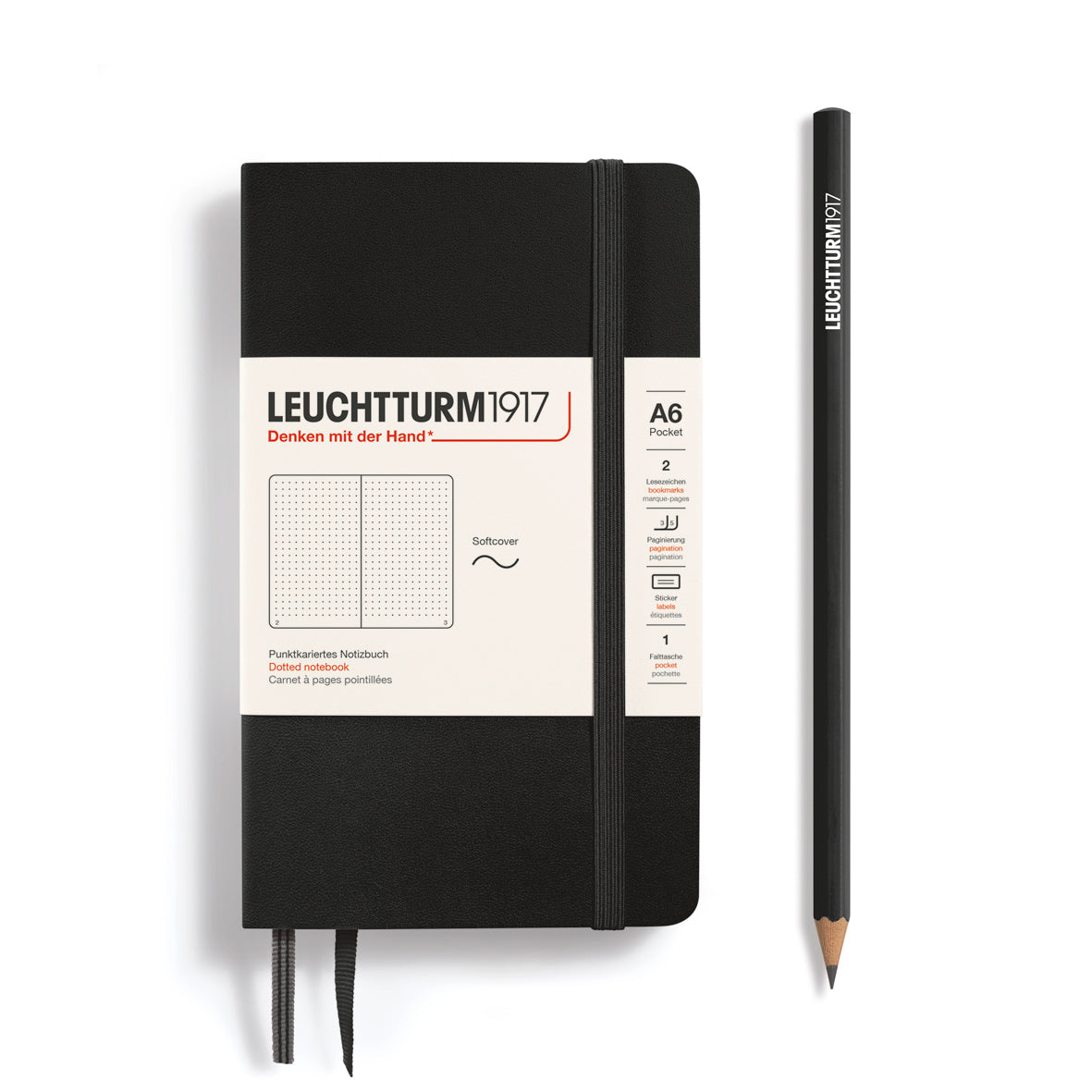 Leuchtturm1917 Carnet Classic Souple Pointillé A6 / Pointillé / Black 4004117328268