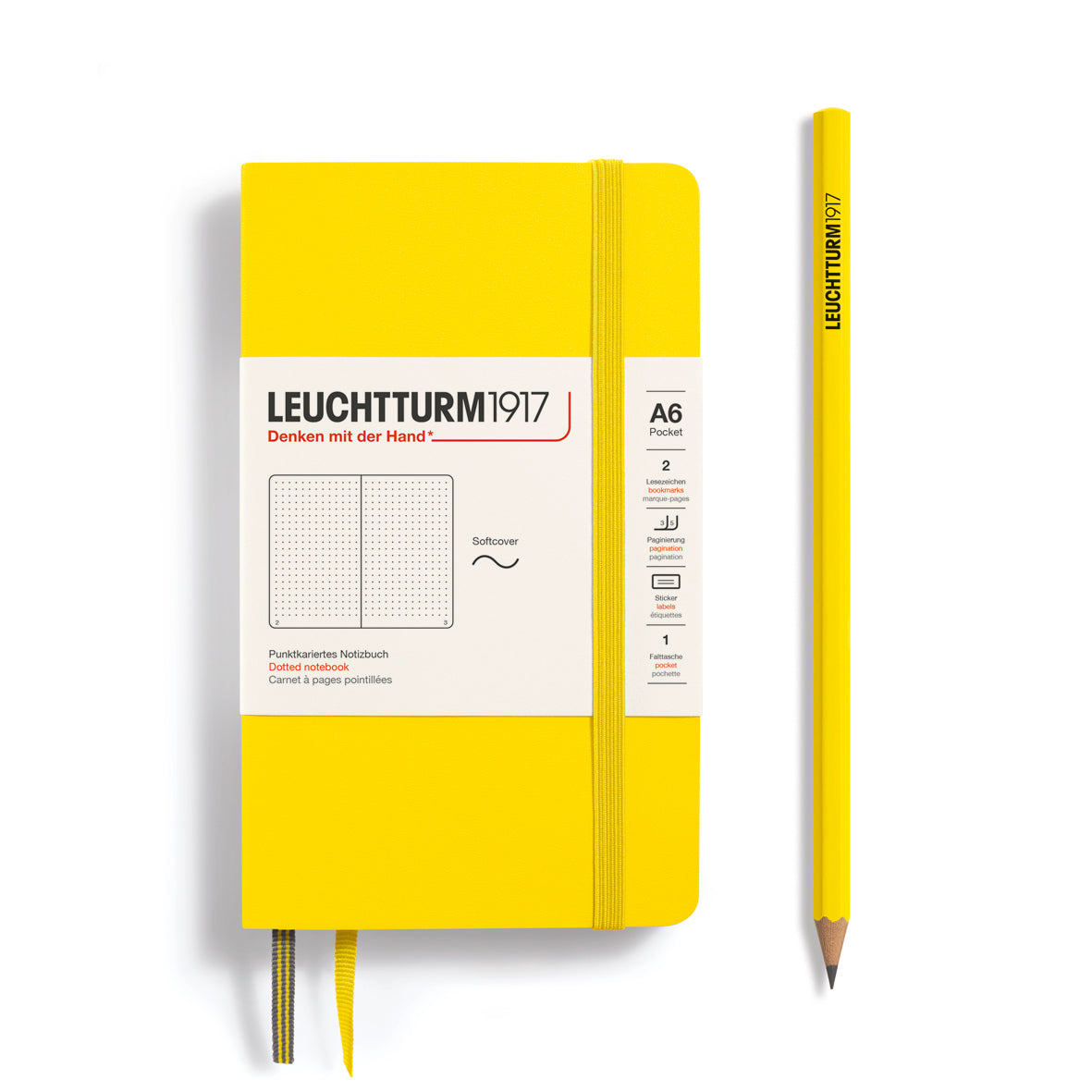 Leuchtturm1917 Carnet Classic Souple Pointillé A6 / Pointillé / Lemon 4004117495175