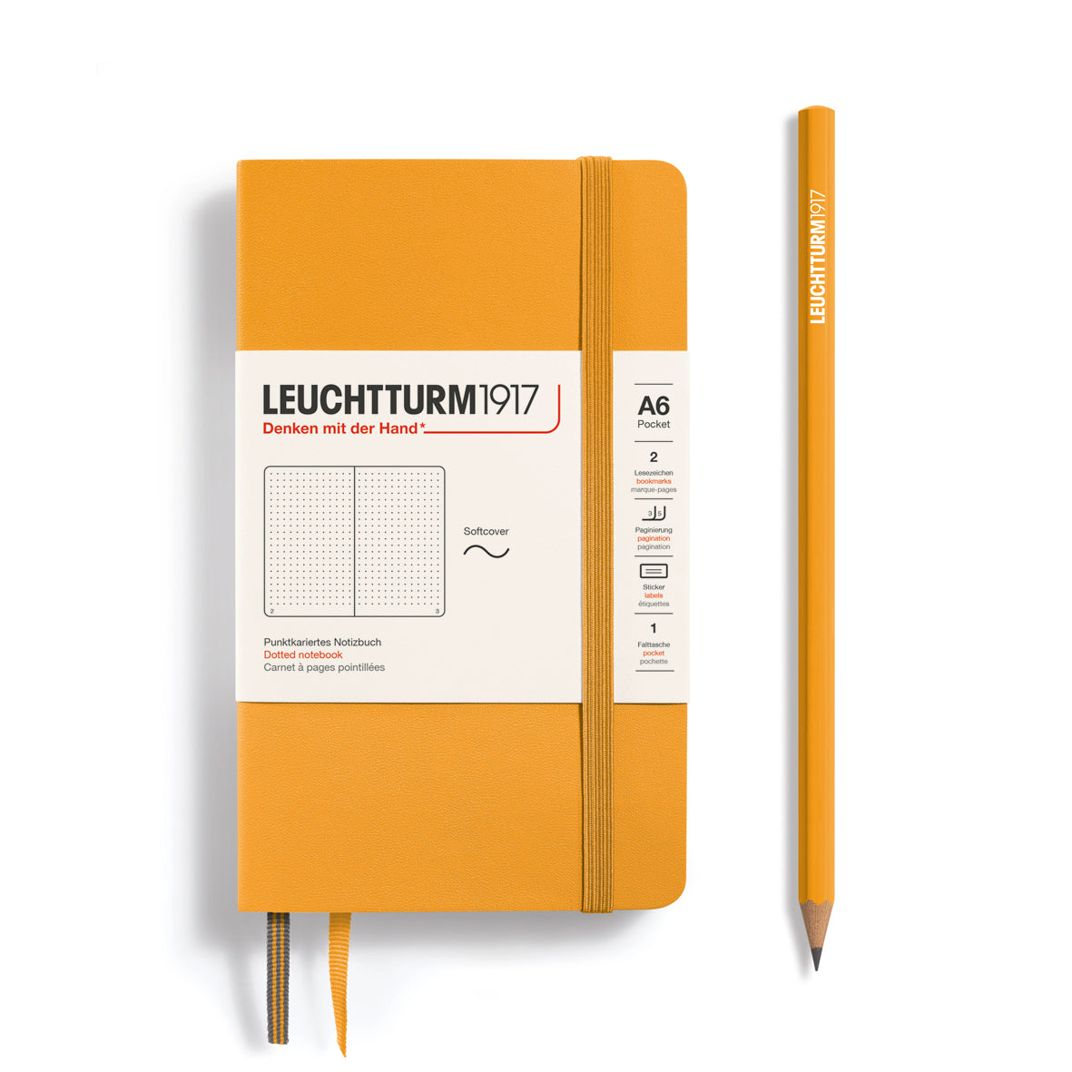 Leuchtturm1917 Carnet Classic Souple Pointillé A6 / Pointillé / Rising Sun 4004117610882
