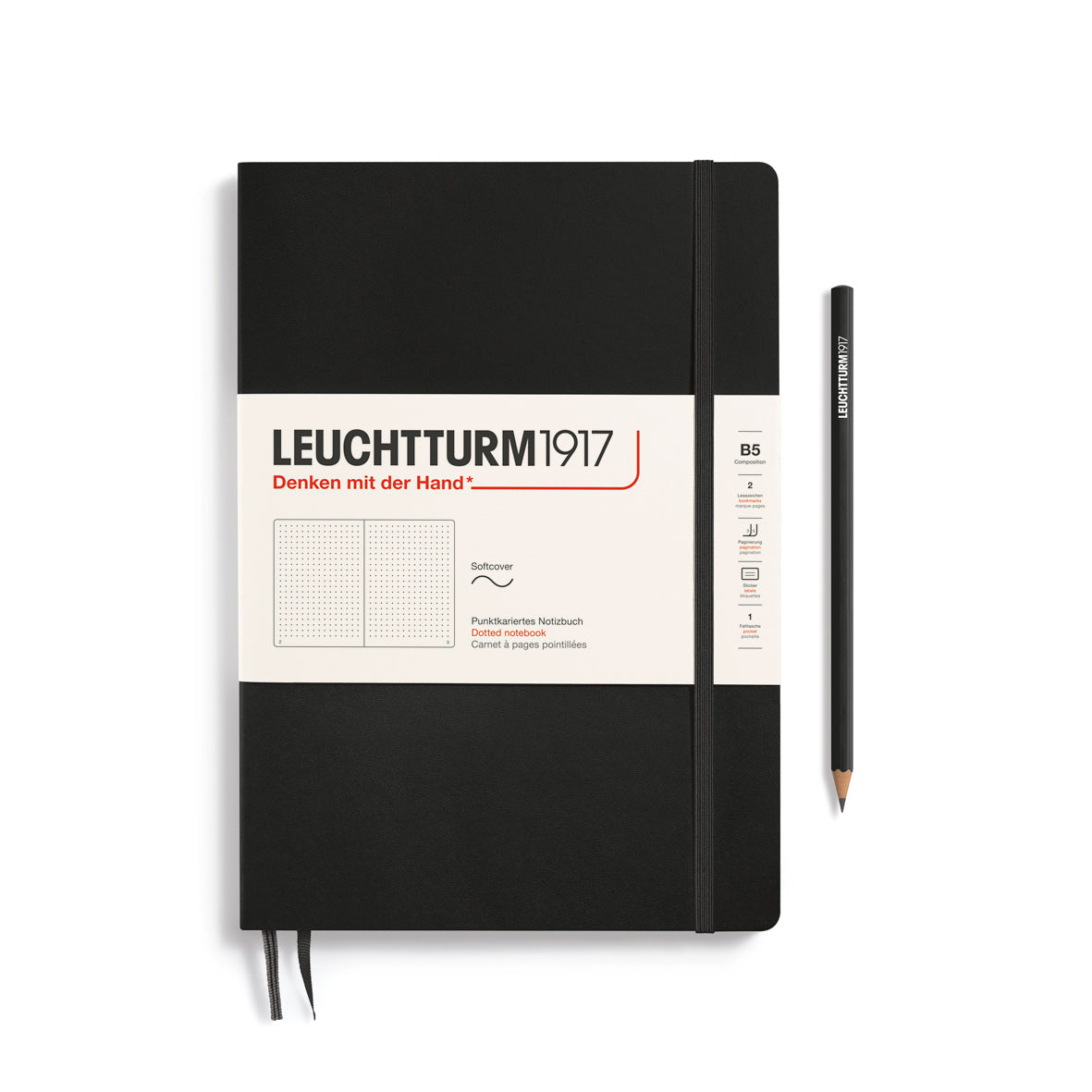 Leuchtturm1917 Carnet Classic Souple Pointillé B5 / Pointillé / Black