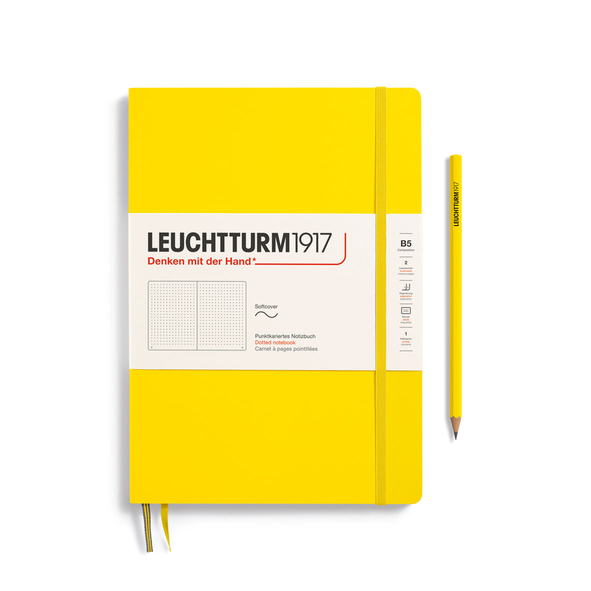 Leuchtturm1917 Carnet Classic Souple Pointillé B5 / Pointillé / Lemon