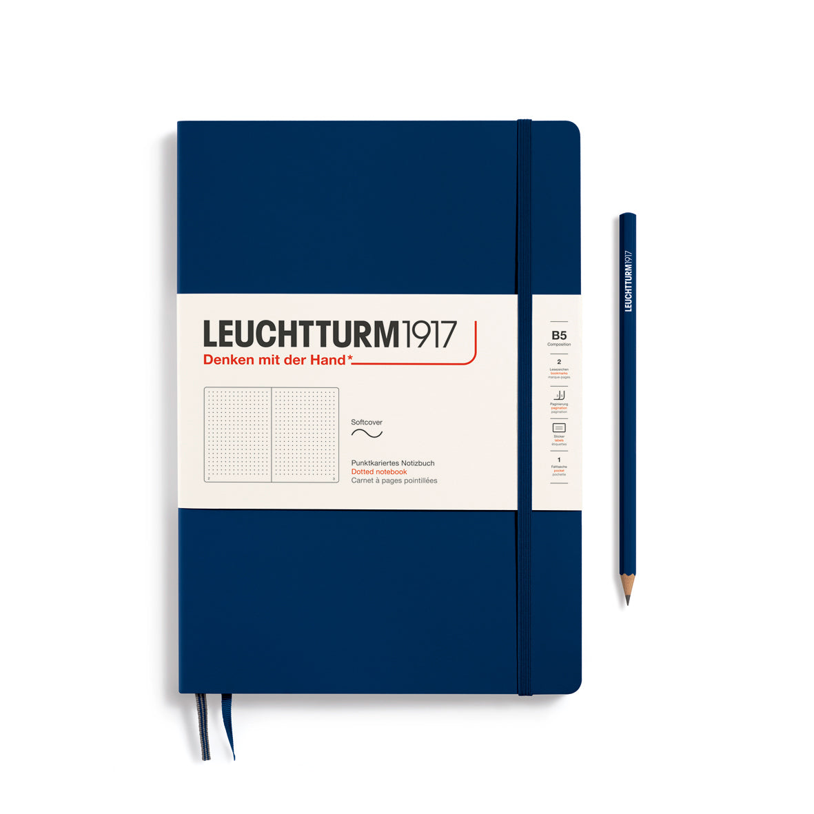 Leuchtturm1917 Carnet Classic Souple Pointillé B5 / Pointillé / Marine