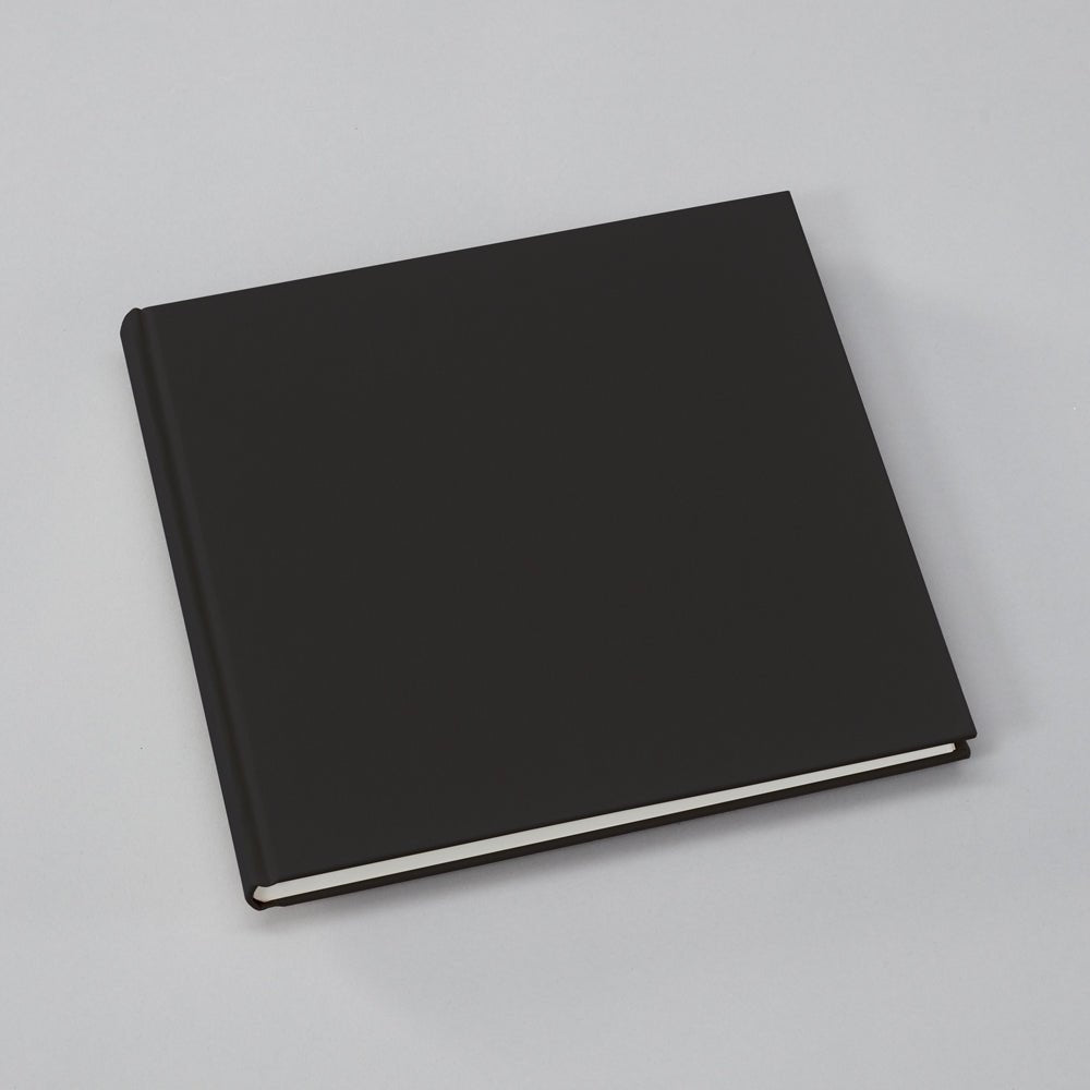 Livre d'Or SEMIKOLON - 25 x 23 cm - Hardcover - Uni - Black - 4250053602898