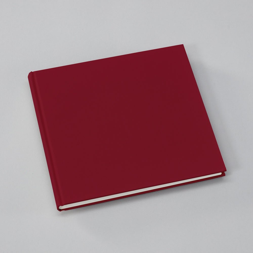Livre d'Or SEMIKOLON - 25 x 23 cm - Hardcover - Uni - Burgundy - 4250053602874