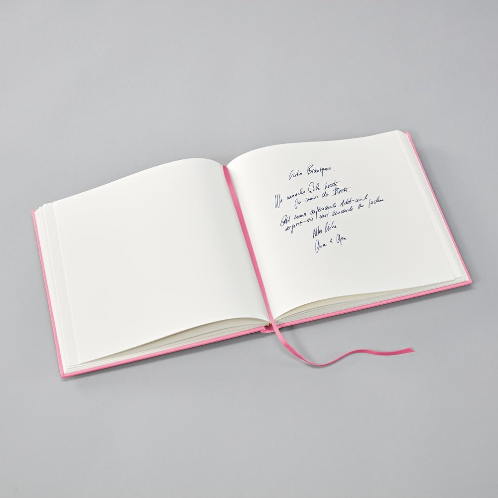 Livre d'Or SEMIKOLON - 25 x 23 cm - Hardcover - Uni - Flamingo - 4004117558214