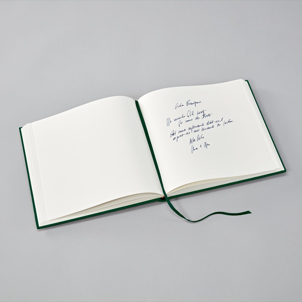 Livre d'Or SEMIKOLON - 25 x 23 cm - Hardcover - Uni - Forest - 4004117594779