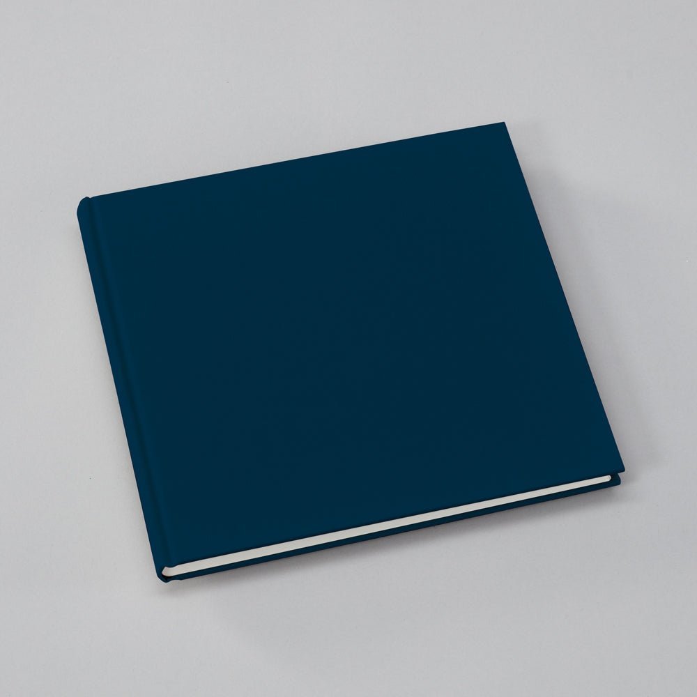 Livre d'Or SEMIKOLON - 25 x 23 cm - Hardcover - Uni - Marine - 4250053602850