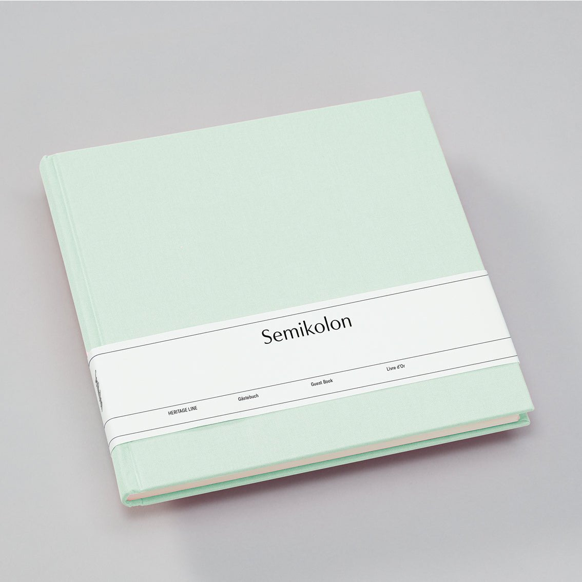 Livre d'Or SEMIKOLON - 25 x 23 cm - Hardcover - Uni - Moss - 4004117571718