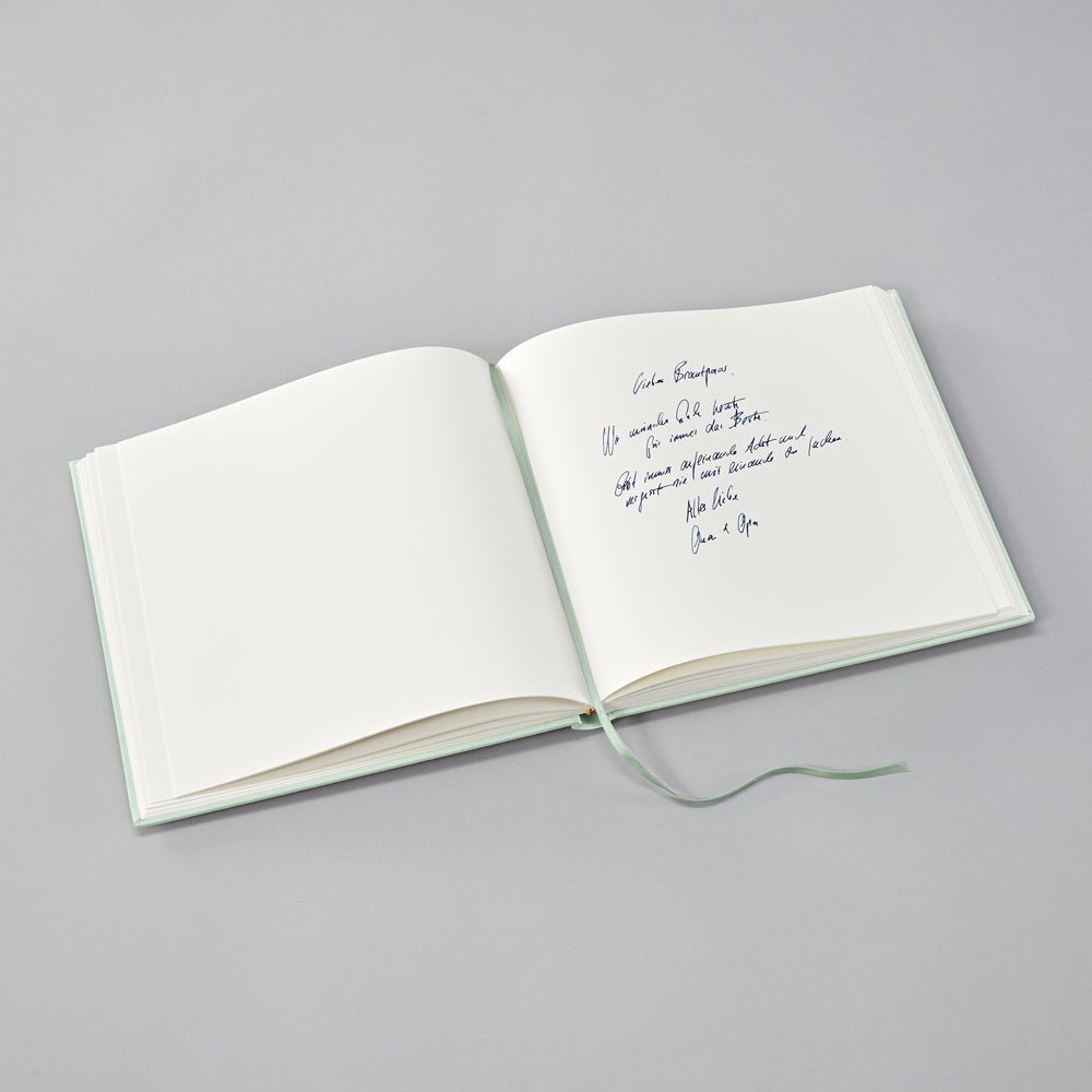 Livre d'Or SEMIKOLON - 25 x 23 cm - Hardcover - Uni - Moss - 4004117571718