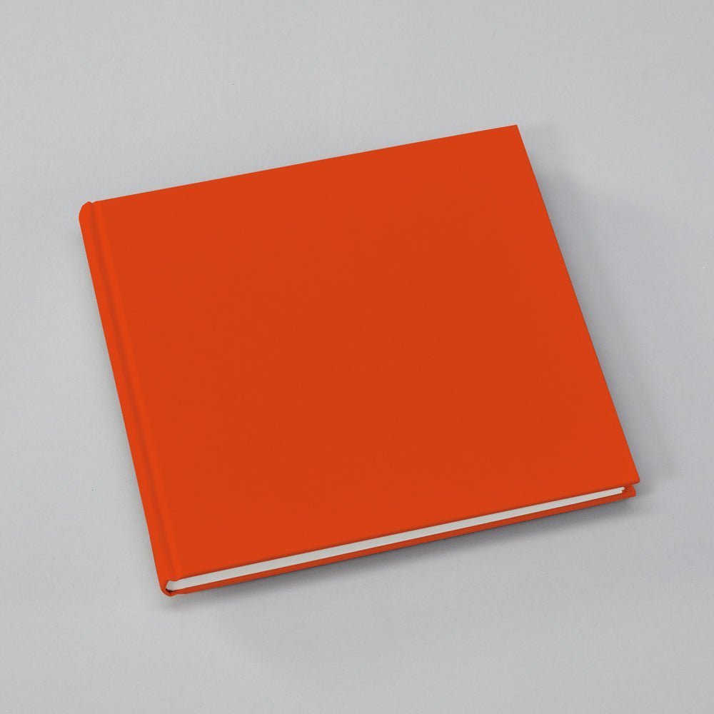Livre d'Or SEMIKOLON - 25 x 23 cm - Hardcover - Uni - Orange - 4250053602966