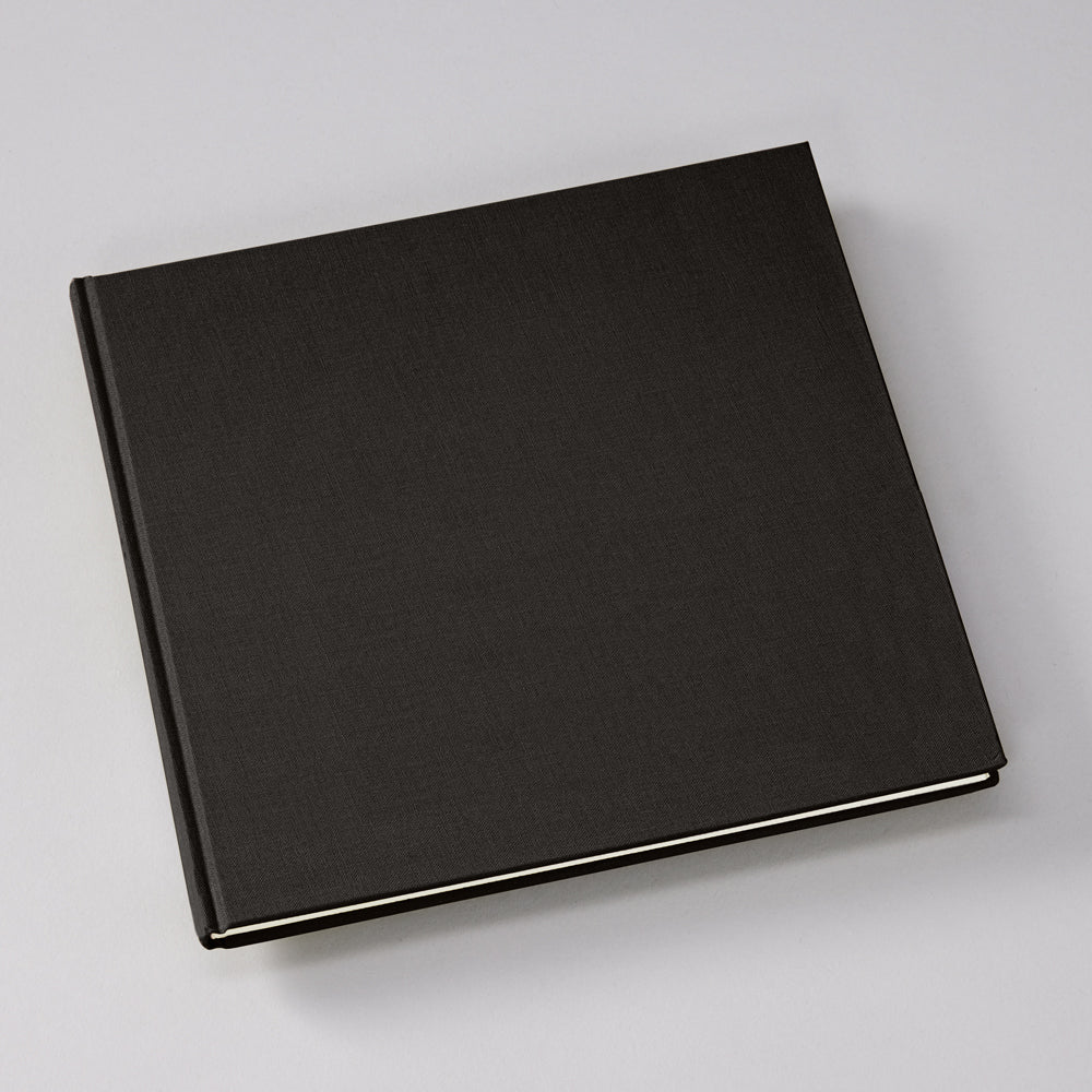 Livre d'Or Slim SEMIKOLON - 25 x 23 cm - Hardcover - Uni - Black - 4004117653735