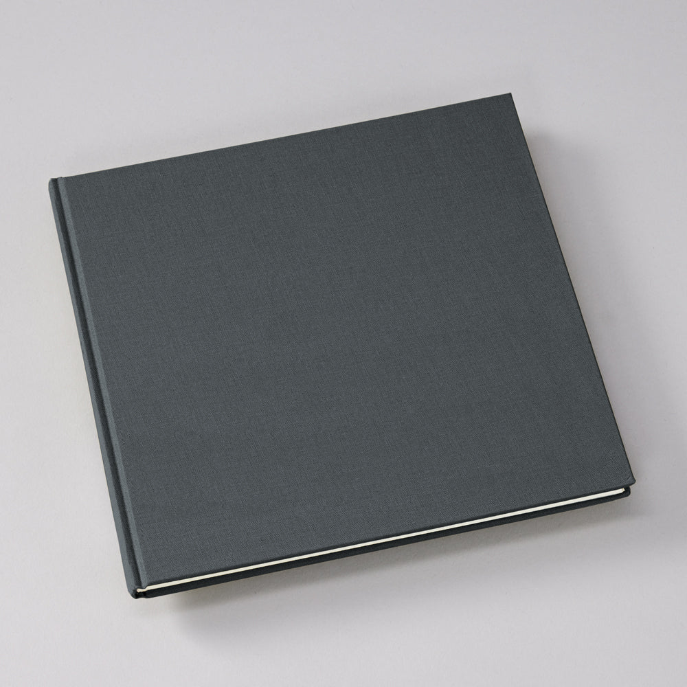 Livre d'Or Slim SEMIKOLON - 25 x 23 cm - Hardcover - Uni - Lava Stone - 4004117654237