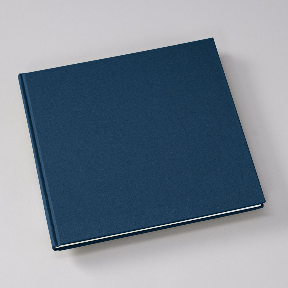 Livre d'Or Slim SEMIKOLON - 25 x 23 cm - Hardcover - Uni - Marine - 4004117653742