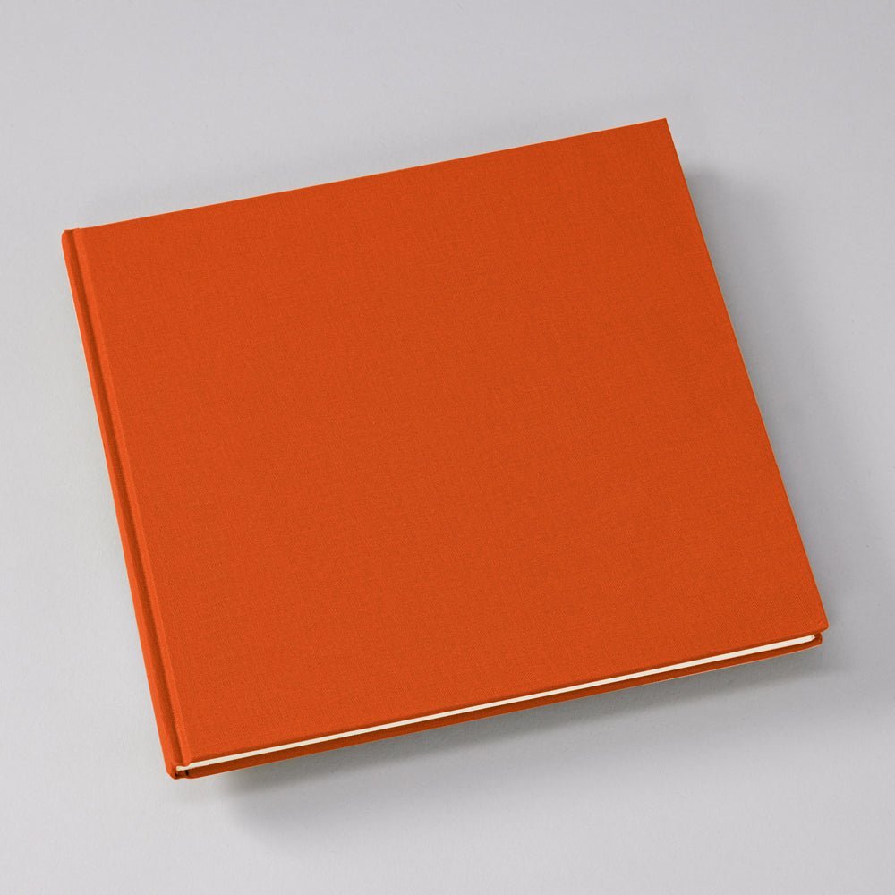 Livre d'Or Slim SEMIKOLON - 25 x 23 cm - Hardcover - Uni - Orange - 4004117653780