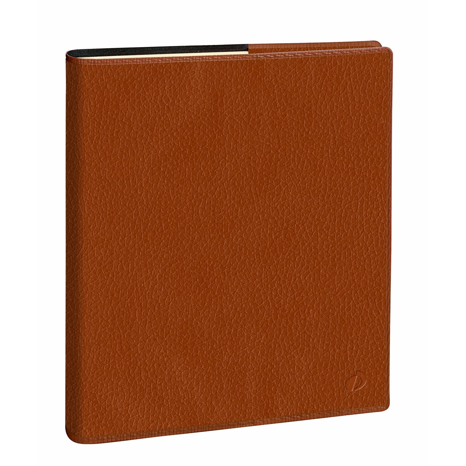 Agenda 2026 QUO VADIS Exécutif Prestige - 16 x 16 cm - 1 semaine sur 2 pages - Orientation verticale - Marlow camel