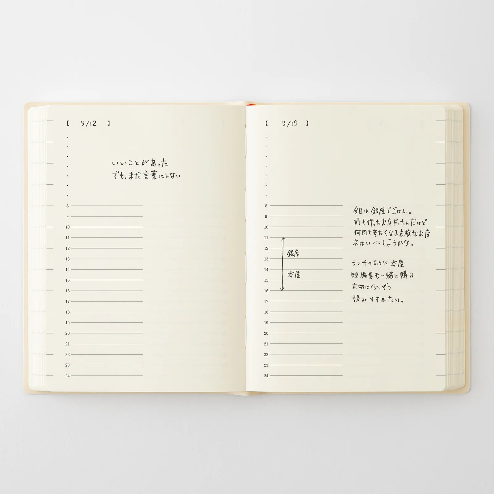 Agenda 2027 MD Notebook Diary 1 Day 1 Page - A6
