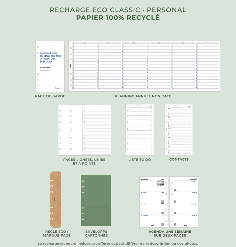 Organiseur FILOFAX Camden - Personal - Black -