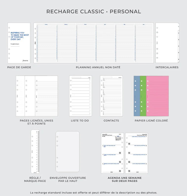 Organiseur FILOFAX Domino - A5 - Red -