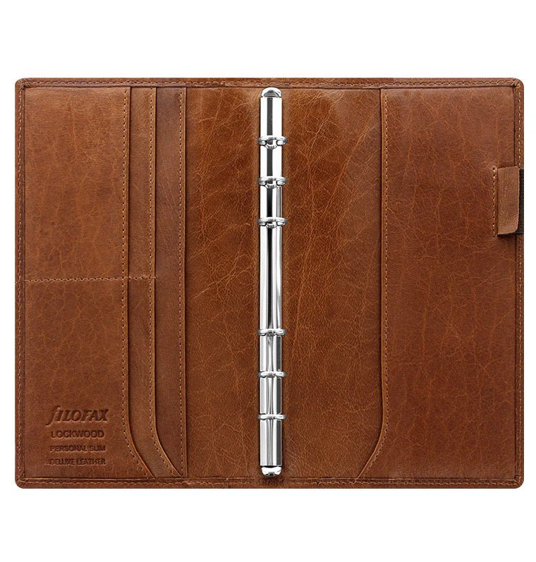 Organiseur FILOFAX Lockwood - Personal Compact - Cognac - -