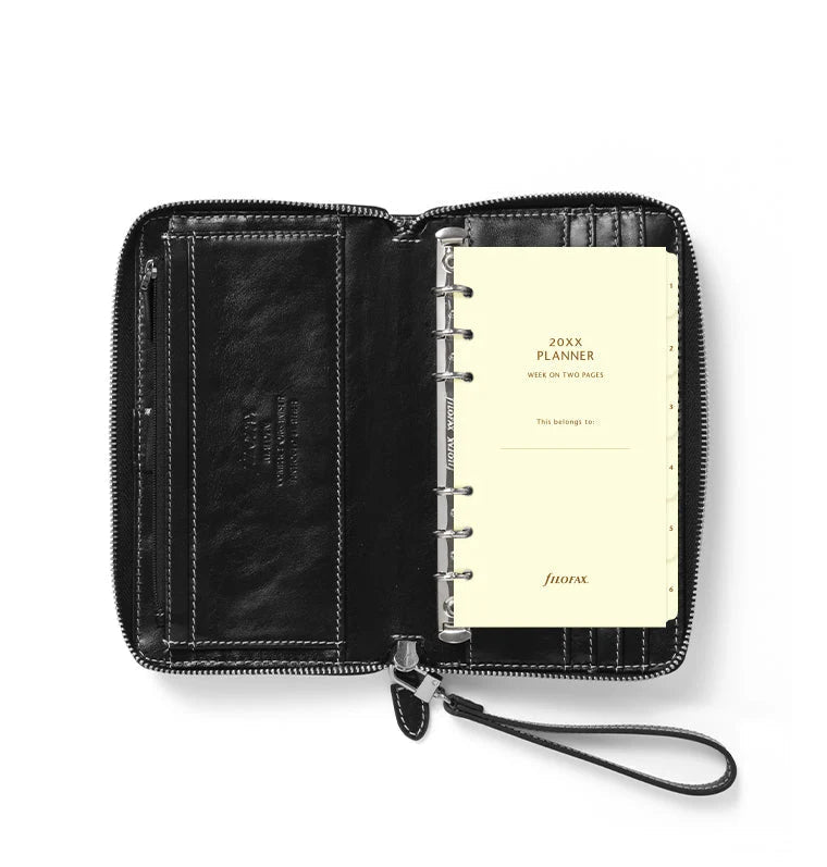 Organiseur FILOFAX Malden Zip - Personal Compact - Black - -