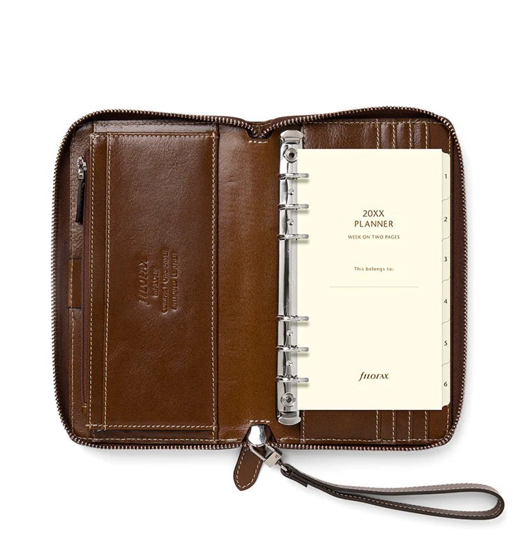 Organiseur FILOFAX Malden Zip - Personal Compact - Ochre - -