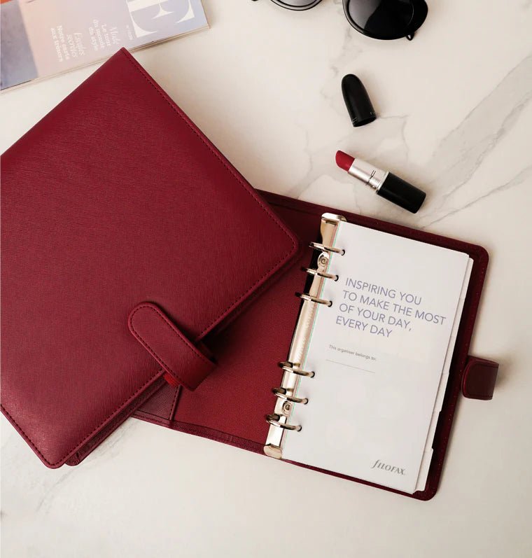 Organiseur FILOFAX Saffiano - Personal - Dark Cherry - 5059145642380
