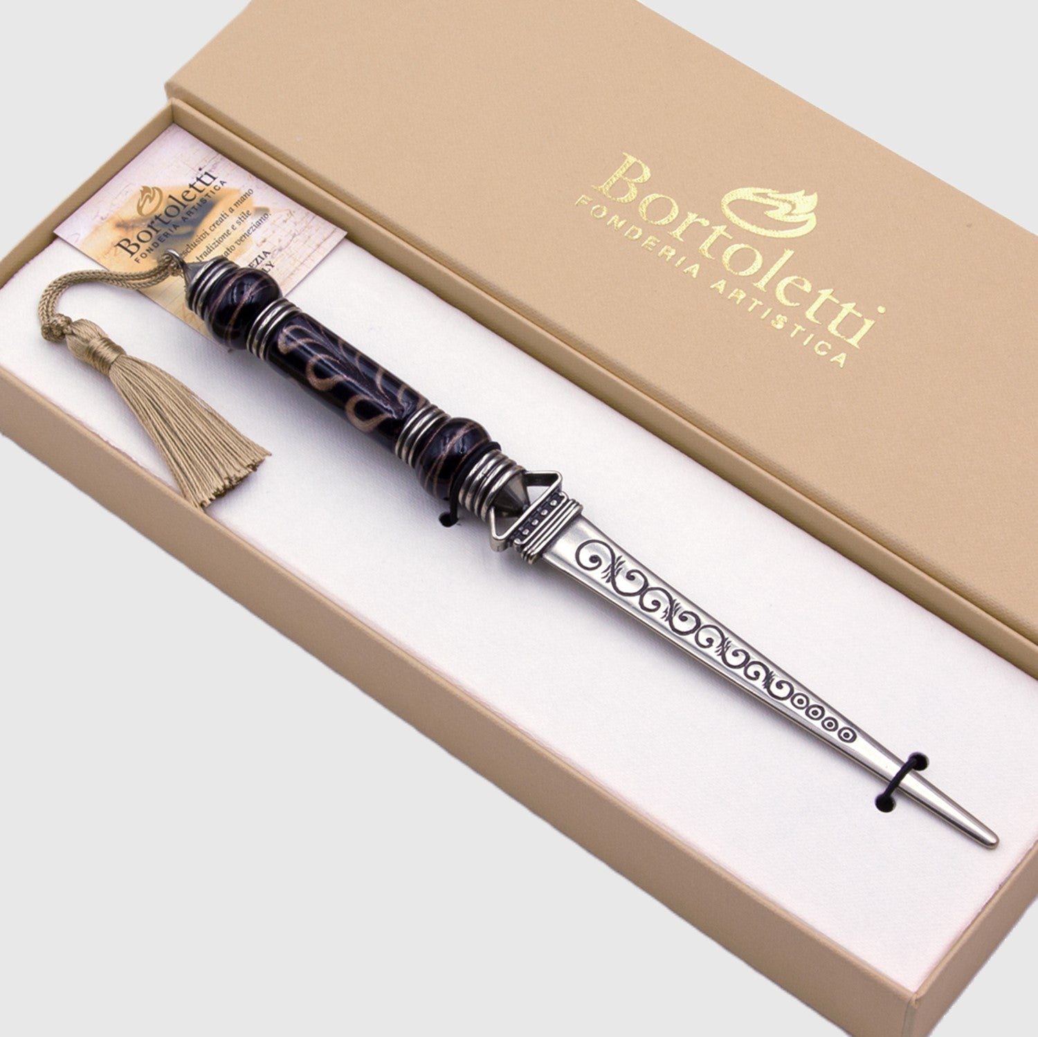 Ouvre - lettres BORTOLETTI Bellucci - Noir -