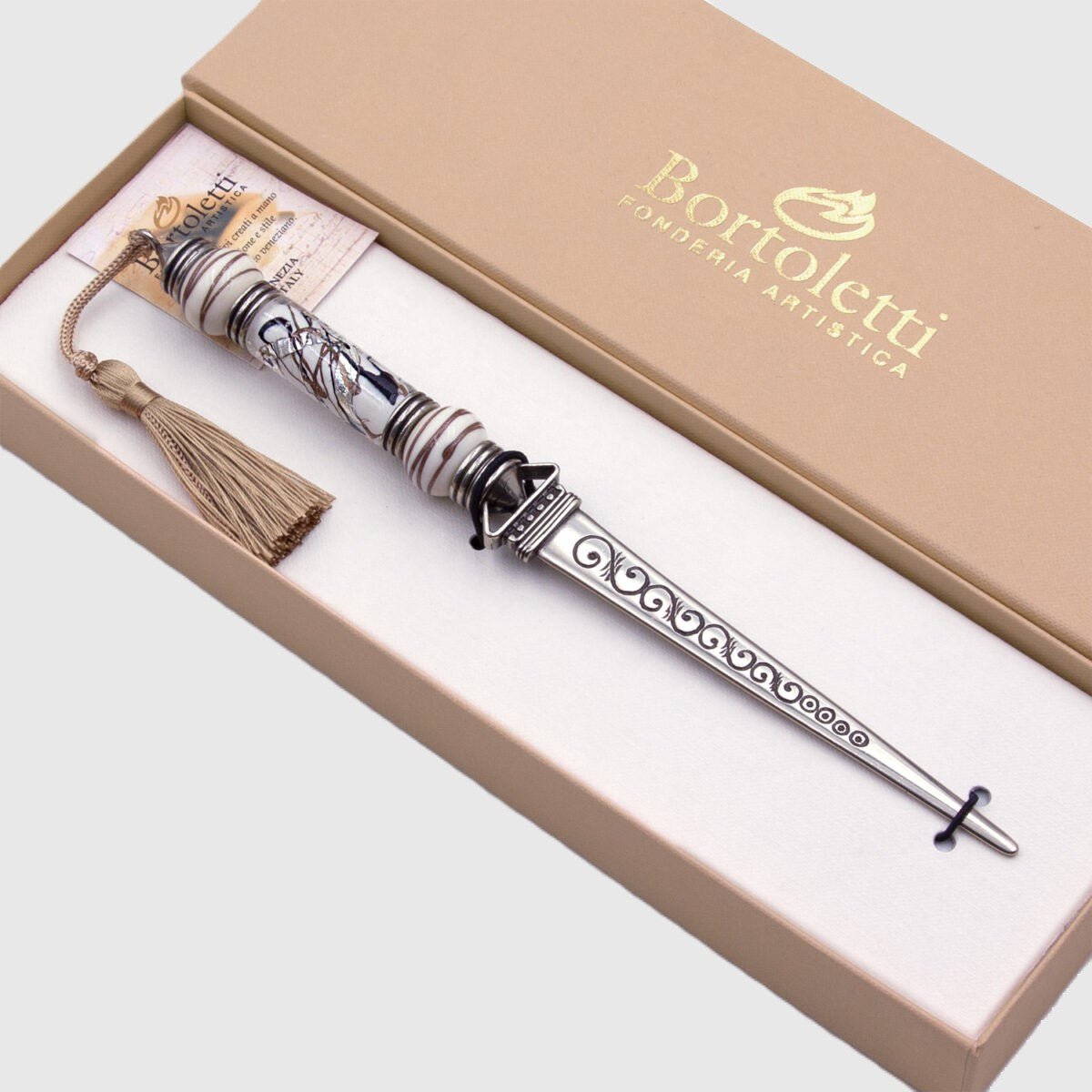 Ouvre - lettres BORTOLETTI Casanova Bernini - Ivoire -