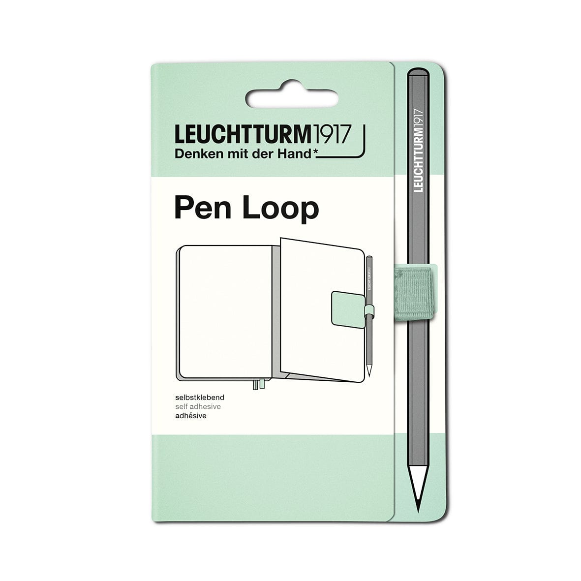 Passant autocollant LEUCHTTURM1917 Pen Loop - Mint Green - 4004117626289