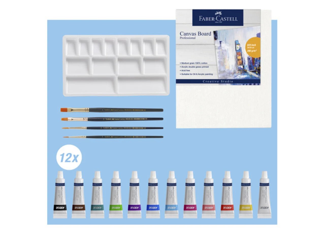 Peinture Acrylique - Coffret 18 Pièces - 4005403792800