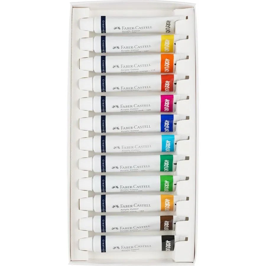 Peinture Acrylique - Étui 12 Tubes de Peinture - 8901180792124