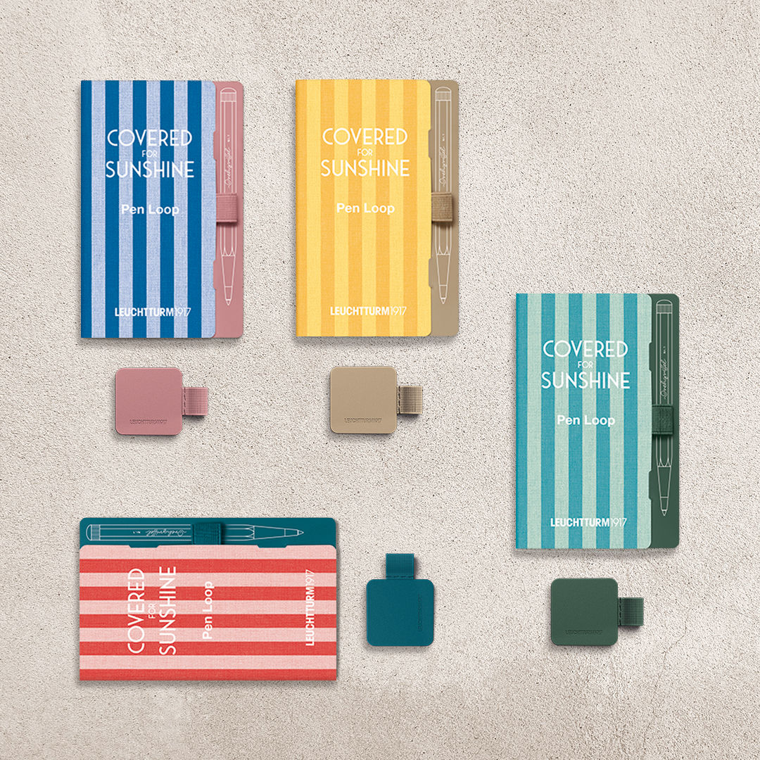 Passant autocollant LEUCHTTURM1917 Pen Loop Covered for Sunshine - Atlantic
