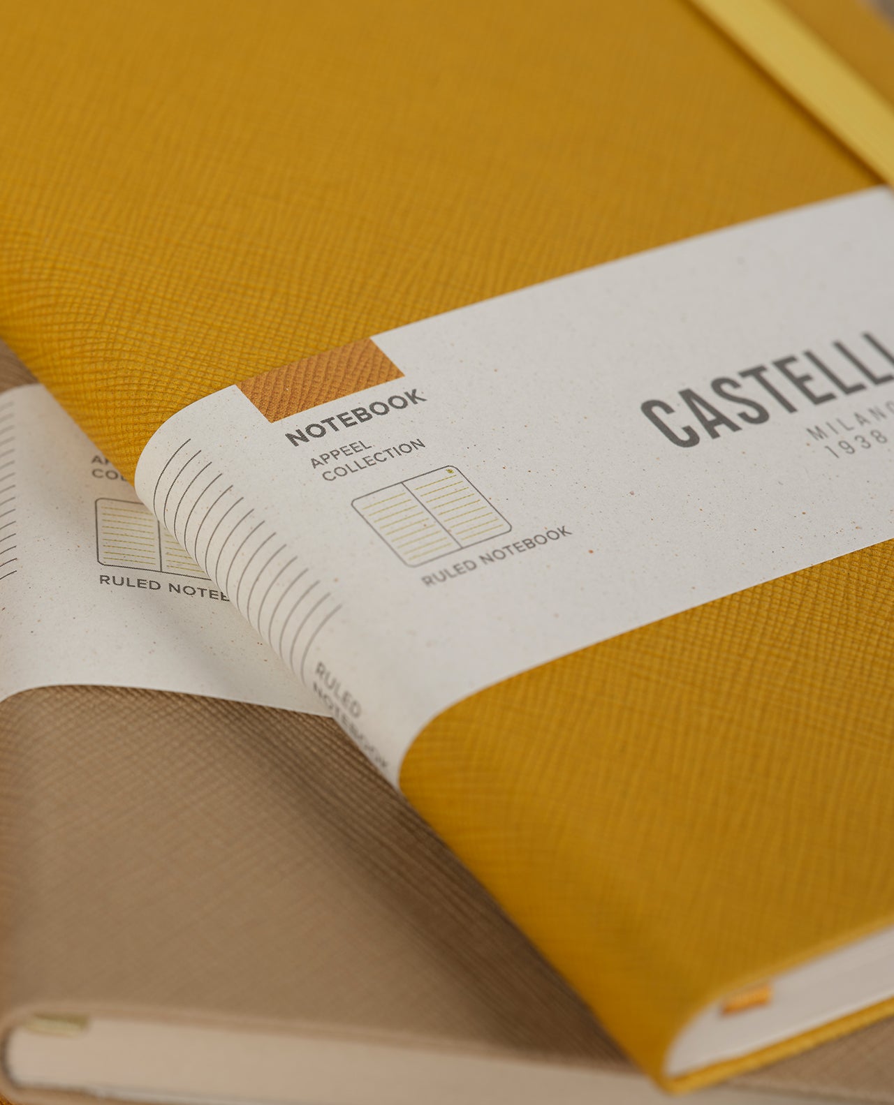 Carnet CASTELLI MILANO Appeel Classic - 19 x 25 cm - Hardcover - Ligné - Piatlin Renetta