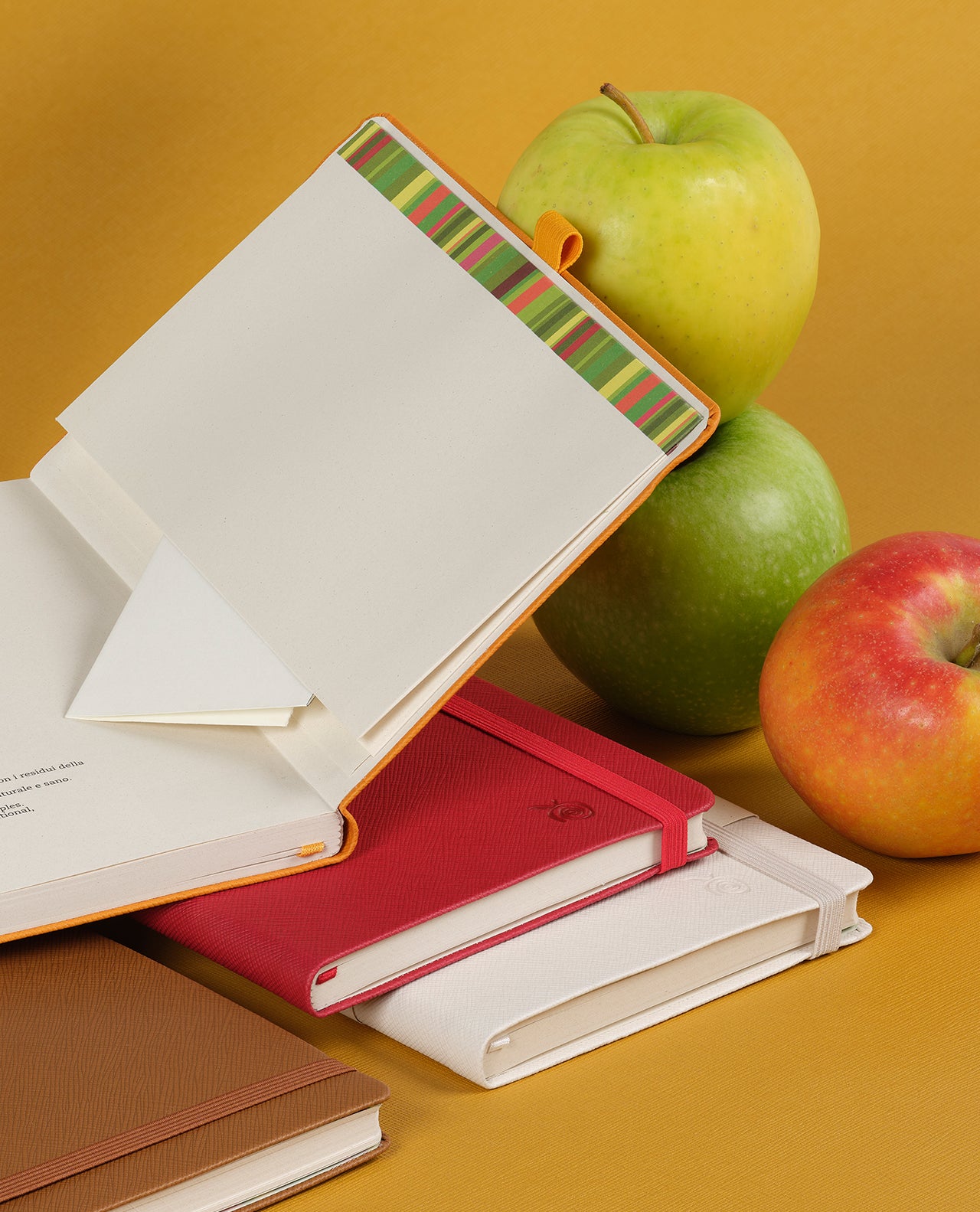 Carnet CASTELLI MILANO Appeel Classic - 19 x 25 cm - Hardcover - Ligné - Pink Lady