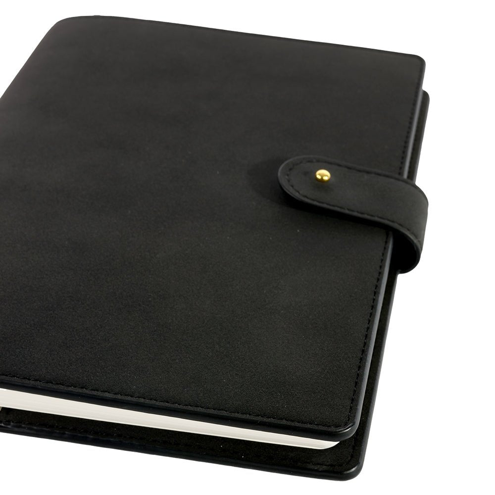 Planner en cuir végétal ARTEBENE Majoie - A5 - Pointillé - Noir - 144p - 4035461329267