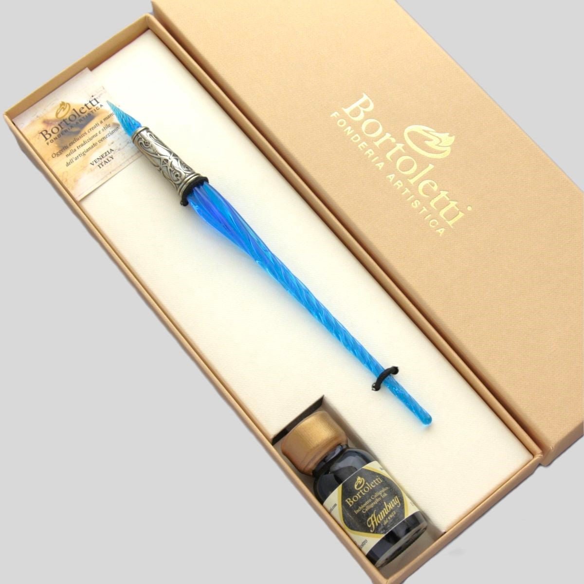 Plume de verre BORTOLETTI Orseolo - Aquamarine -