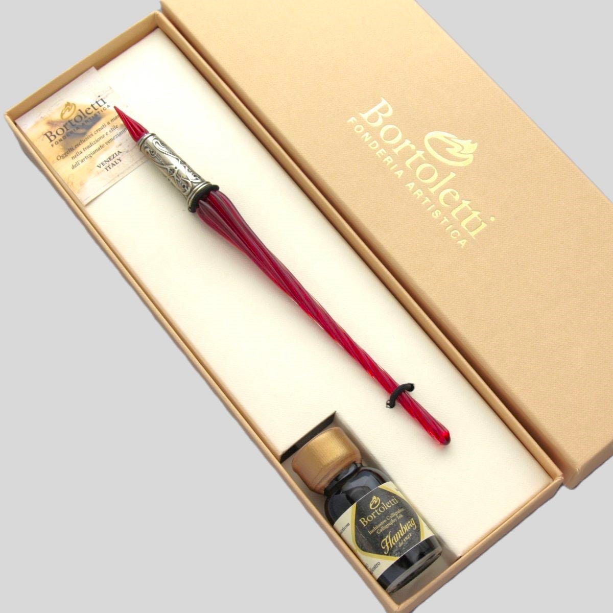 Plume de verre BORTOLETTI Orseolo - Rouge -