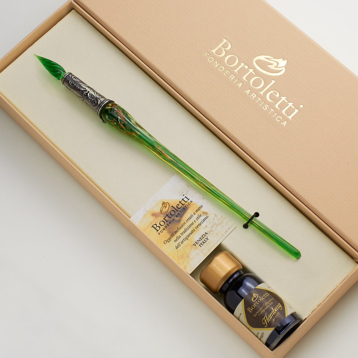 Plume de verre BORTOLETTI Pesaro - Vert -