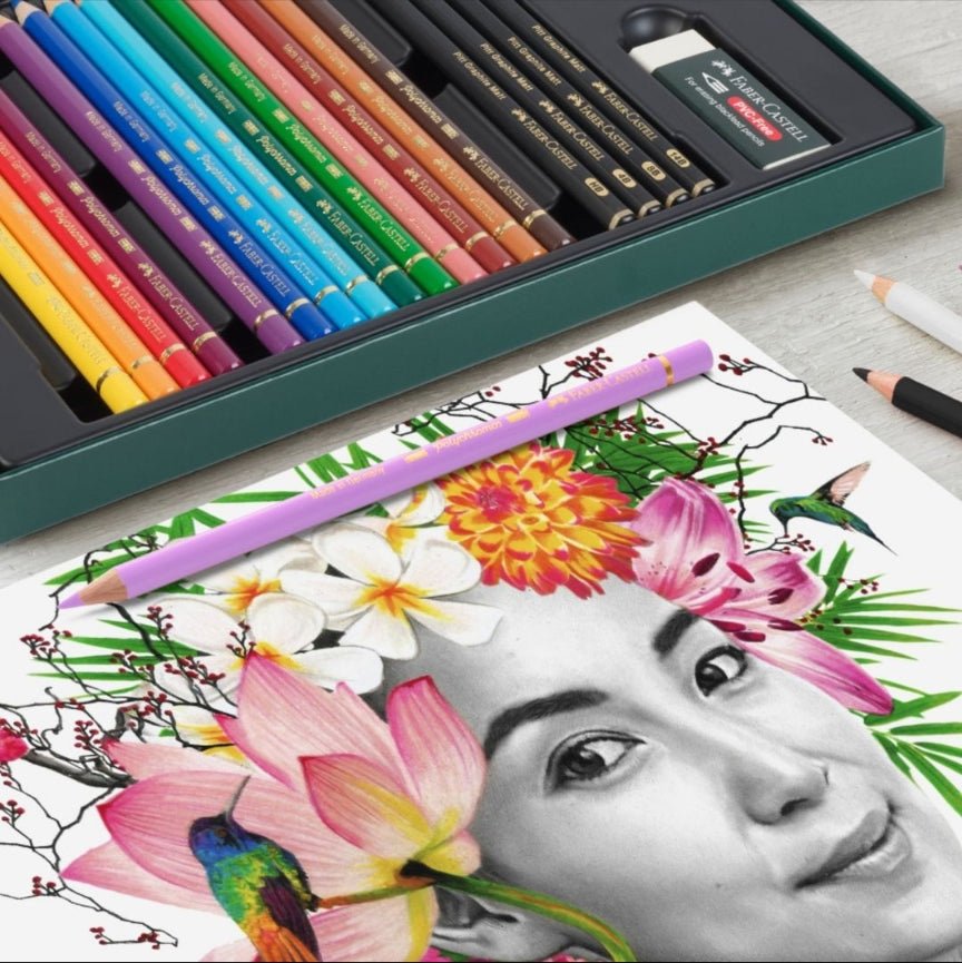 POLYCHROMOS & PITT GRAPHITE MATT - Coffret 23 Couleurs - 4005402100521